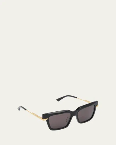 Bottega Veneta Acetate Cat-eye Sunglasses In Transparent Light Yellow