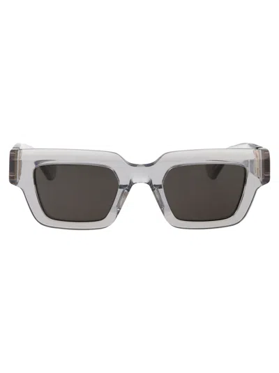 Bottega Veneta Grey Hinge Square-frame Sunglasses In Gray