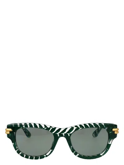 Bottega Veneta Acetate Green Sunglasses