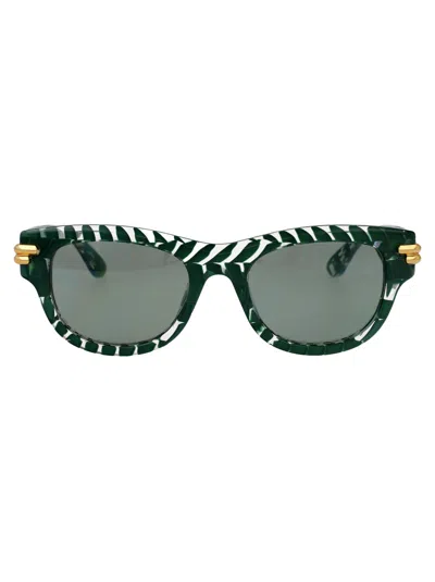Bottega Veneta Acetate Green Sunglasses