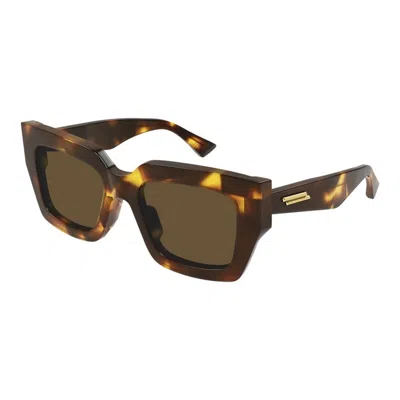 Bottega Veneta Acetate Havana Sunglasses