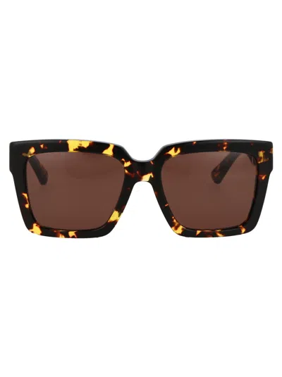 Bottega Veneta Acetate Havana Sunglasses