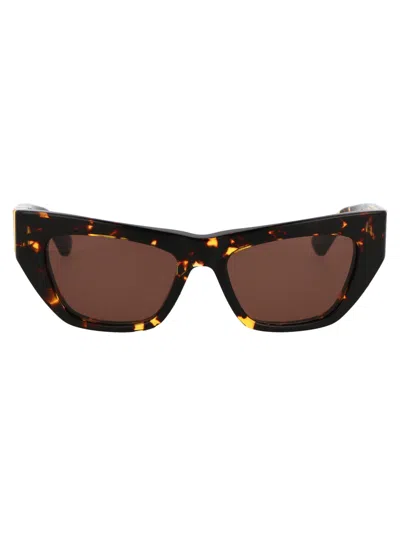Bottega Veneta Acetate Havana Sunglasses