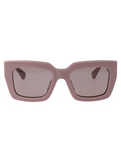 Bottega Veneta Acetate Pink Sunglasses