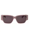 Bottega Veneta Acetate Pink Sunglasses In Brown