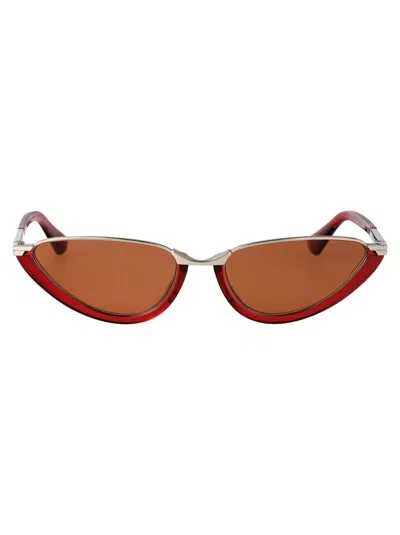 Bottega Veneta Acetate Red Sunglasses
