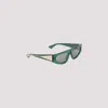 Bottega Veneta Bv1277s Sunglasses In Green Crystal Green