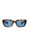 Bottega Veneta Bv1393s Linea Ribbon Sunglasses In Brown