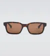 Bottega Veneta Acetate Sunglasses In Havana-havana-brown
