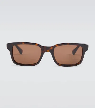 Bottega Veneta Acetate Sunglasses In Havana-havana-brown