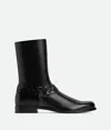 Bottega Veneta Round-head Short Boots In Black