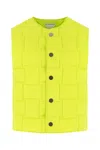 Bottega Veneta Technical Nylon Vest With All-over Woven Pattern