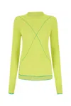 Bottega Veneta Acid Green Viscose Blend Sweater In Multi