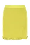Bottega Veneta Chenille Twisted Mesh Skirt