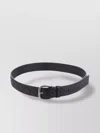 Bottega Veneta Adjustable Diamond Pattern Textured Belt In Blue