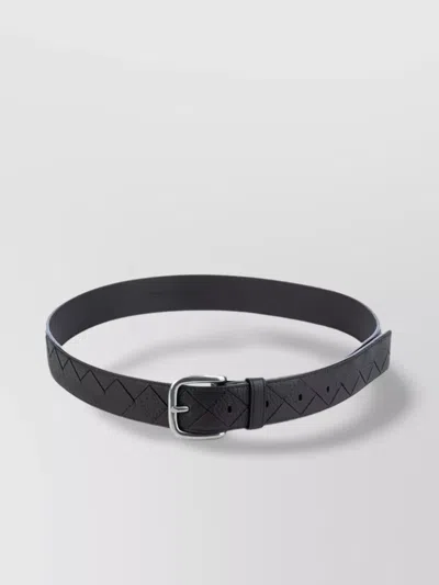 Bottega Veneta Adjustable Diamond Pattern Textured Belt