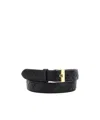 Bottega Veneta Adjustable Waist Belt In Black