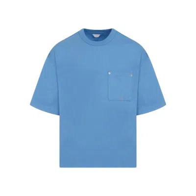 Bottega Veneta Admiral Blue Cotton T-shirt