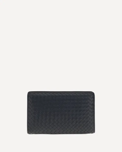 Bottega Veneta Pochette Agenda In Blue