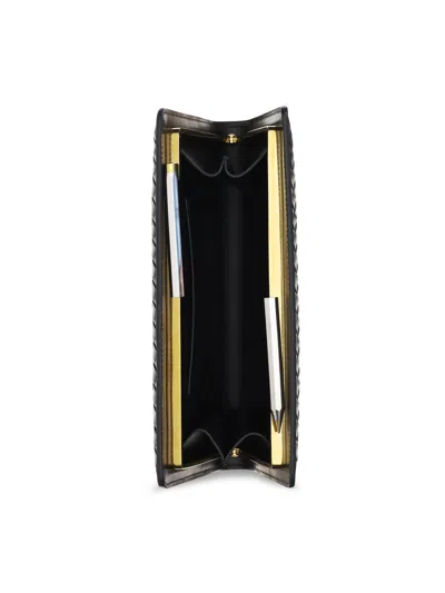 Bottega Veneta Agenda Wallet In Black