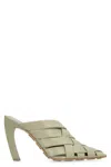 Bottega Veneta Mule Alfie Travertine In Green