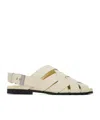 Bottega Veneta Men's Alfie Leather Slingback Sandals In Nude