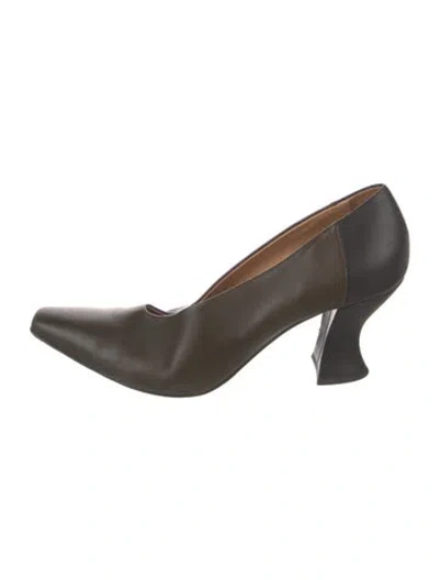 Pre-owned Bottega Veneta Almond Pumps Leather Pumps In Multi