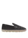Bottega Veneta Espadrillas Jack In Pelle Testa Di Moro Uomo In Brown