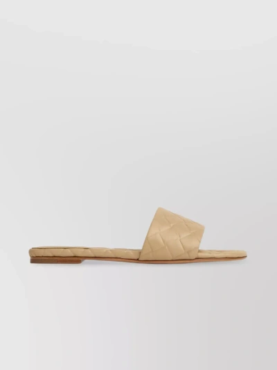 Bottega Veneta Amy's Biodegradable Leather Mules In Beige