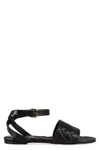 Bottega Veneta Amy Flat Sandal In Black