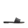 Bottega Veneta Quilted Leather Flat Slide Sandals