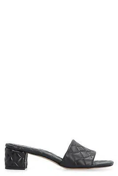 Pre-owned Bottega Veneta Amy Leather Mules In Black