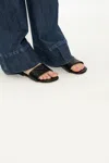 Bottega Veneta Women's Quilted Slip On Sandals In Black