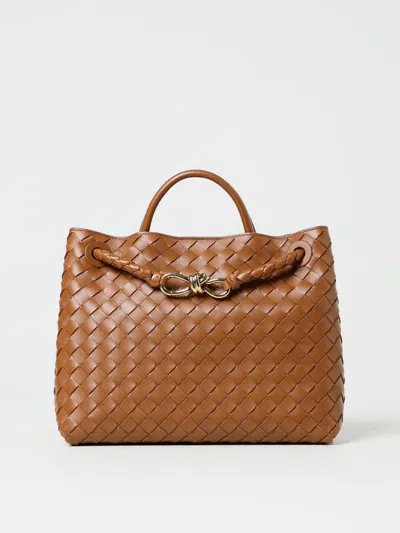 Bottega Veneta Medium Andiamo Bag In Cognac