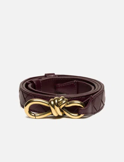 Bottega Veneta Andiamo Bel In Burgundy