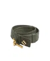 Bottega Veneta Andiamo Belt In Green