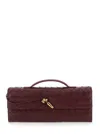 Bottega Veneta Women Andiamo Clutch Sapele With Handle