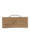 Bottega Veneta Women Long Andiamo Clutch In Brown