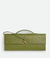 Bottega Veneta Long Andiamo Intrecciato Clutch Bag In Matcha