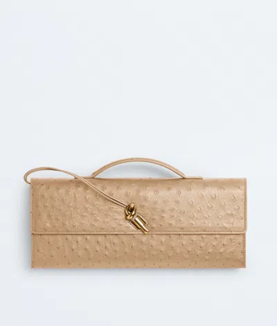 Bottega Veneta Bottega  Veneta Andiamo Clutch In Neutral