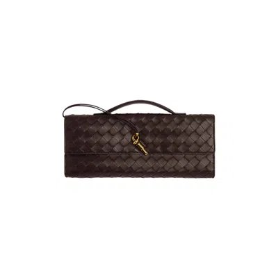 Pre-owned Bottega Veneta Andiamo Clutch 'sapele' | Red | Women's Size Onesize