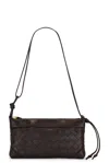 Bottega Veneta Andiamo Double Pouch In Brown