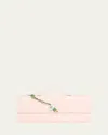 Bottega Veneta Andiamo Flower-embellished Leather Clutch Bag