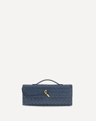 Bottega Veneta Borsa A Mano Andiamo In Blue