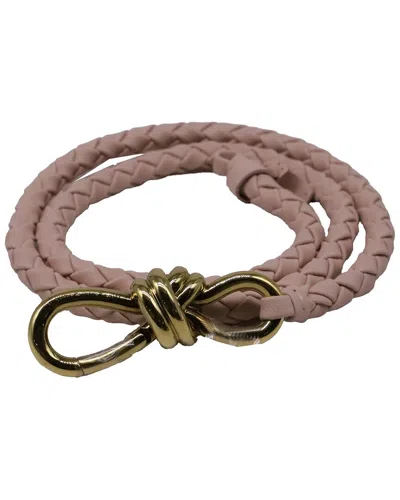 Pre-owned Bottega Veneta Andiamo Intrecciato Belt (authentic Pre-loved)