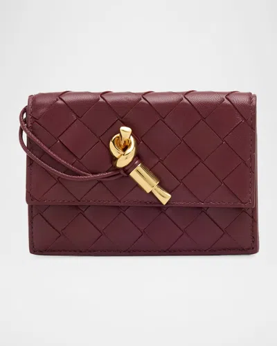 Bottega Veneta Andiamo Intrecciato Leather Zipped Card Case