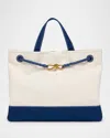 Bottega Veneta Andiamo Large Canvas Tote Bag