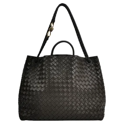 Pre-owned Bottega Veneta Andiamo Large Dark Chocolate Brown Handbag
