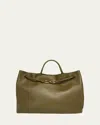 Bottega Veneta Large Andiamo In Olive Oil