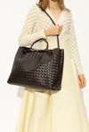 Bottega Veneta Large Andiamo Bag In Brown